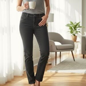 J Brand Cigarette Leg Gray Corduroy Slim Straight Pants